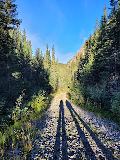 Hiking the Great Trail Alberta Canada.