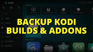 backup kodi settings