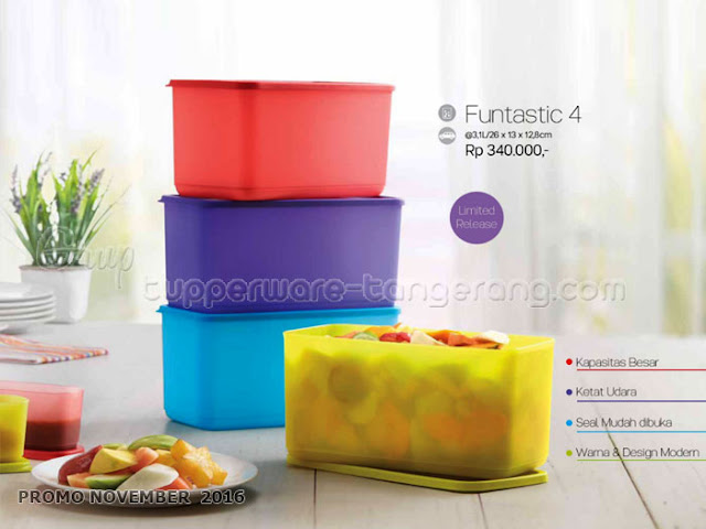 Funtastic 4 Promo Tupperware November 2016