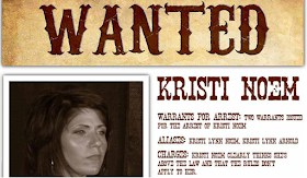 Kristi Noem wanted poster, from SD Dems