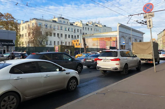 улица Грузинский Вал, станция метро Белорусская | Gruzinsky Val ulitsa, Belorusskaya metro station