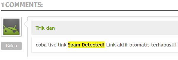  Cara Mencegah Live Links Pada Kotak Komentar Blog 4 Cara Menghilangkan Link Aktif Pada Kotak Komentar Blog