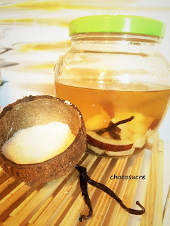 recette rhum arrange  noix de coco