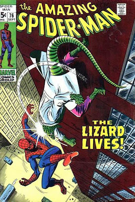 Amazing Spider-Man #76, the Lizard and the Human Torch