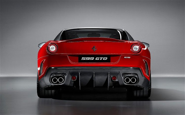 2011 Ferrari 599 GTO Rear View