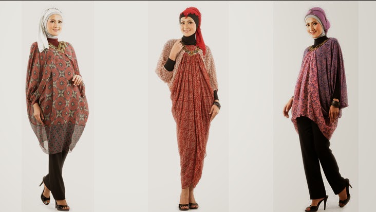 Contoh Baju Batik Muslim Wanita Batik Muslim Fashionities Com