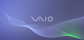 Blue VAIO Wallpaper 1600 x 900