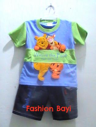 busana bayi pooh dan tigger