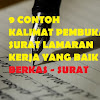 Contoh Kalimat Pembuka Surat Lamaran Pekerjaan / 45+ Kalimat Pembuka Surat Lamaran Pekerjaan Berdasarkan ... - Kamu bisa hal tersebut dapat ditaruh dalam kalimat pembuka surat lamaran kerja.