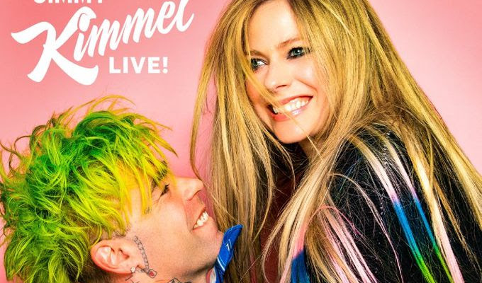 Avril Lavigne y Mod Sun presentarán 'Flames' en el show de Jimmy Kimmel