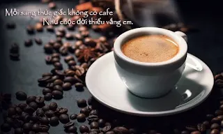 Status hay về cà phê, cap chill cafe, thơ về cafe, thơ vui về cà phê