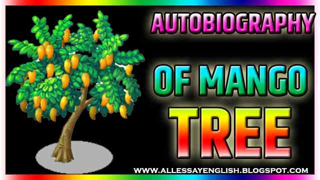 An Autobiography Of Mango Tree Essay In English