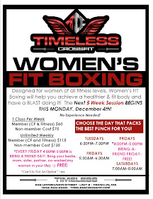 Timeless Women's FIT Boxing - new session starting