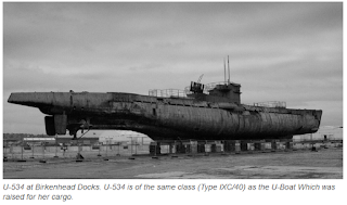 Operasi mengangkat U-Boat untuk mengambil Cargo yang berharga