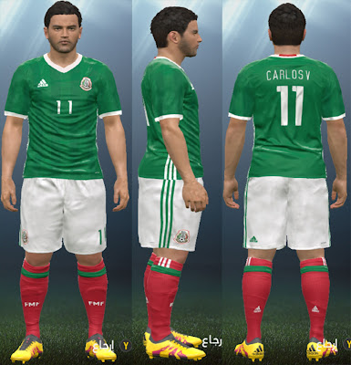 Mexico 2016 Copa America Home Kit