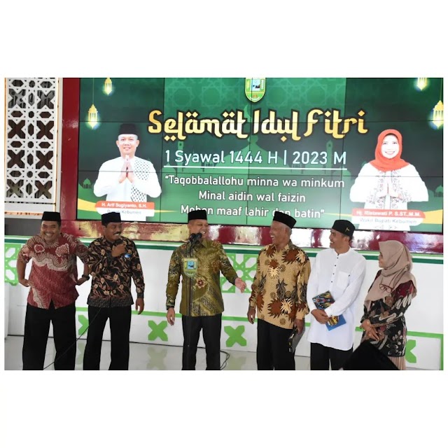 Idul Fitri 1445 H Bupati Kebumen Gelar Open House selama Empat Hari 