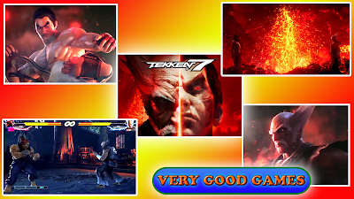 A banner for the review of the Tekken 7 game for PS4, Xbox One, and Windows computers