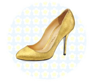 Gold shoes for girls