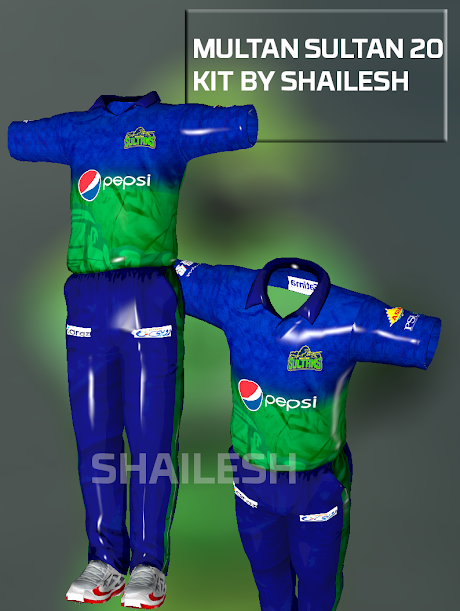 Multan Sultan 2020 Kit For Cricket 07 By HM STUDIOZ