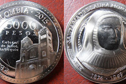 Colombia 5,000 pesos 2015 - Saint Laura Montoya