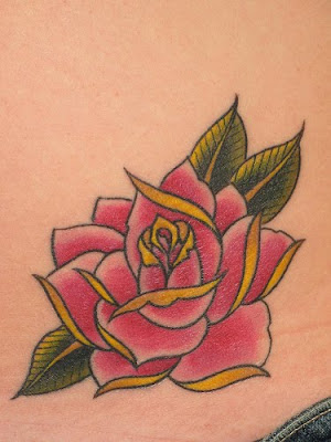 Hip Rose Tattoo Design Picture Gallery - Hip Rose Tattoo Ideas