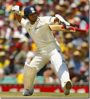 The clenched fist indicates what the knock means to Sachin Tendulkar