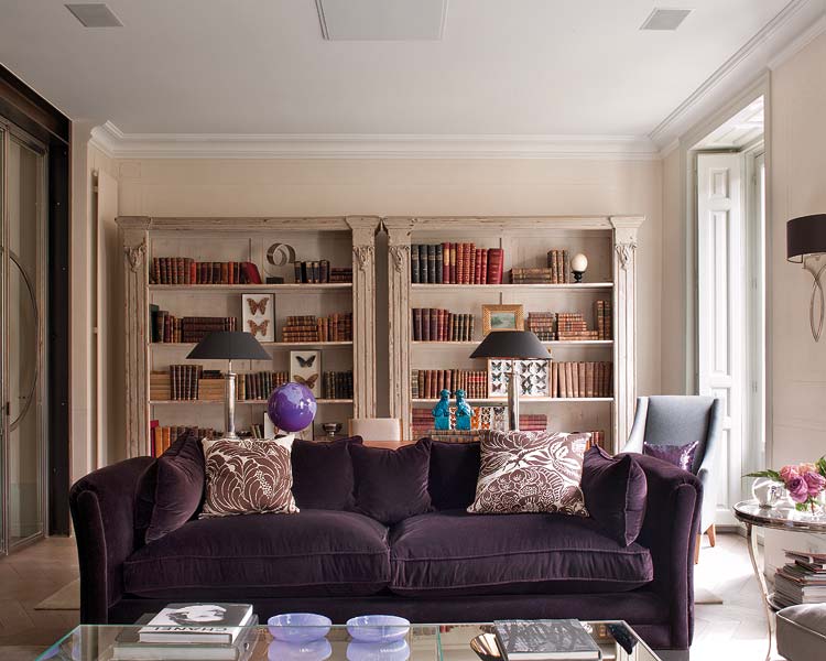 Purple Living Room Decorating Ideas - Interior Home Design