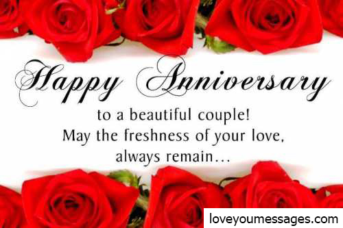 Happy Wedding Anniversary Wishes 1st 2nd 3rd 4th 5th Years