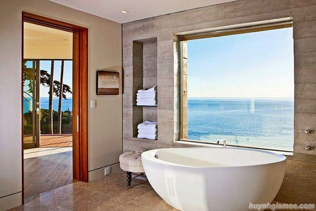 20 phòng tắm đẹp dành cho người yêu biển