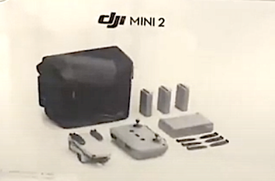 Изображение с коробки DJI Mini 2