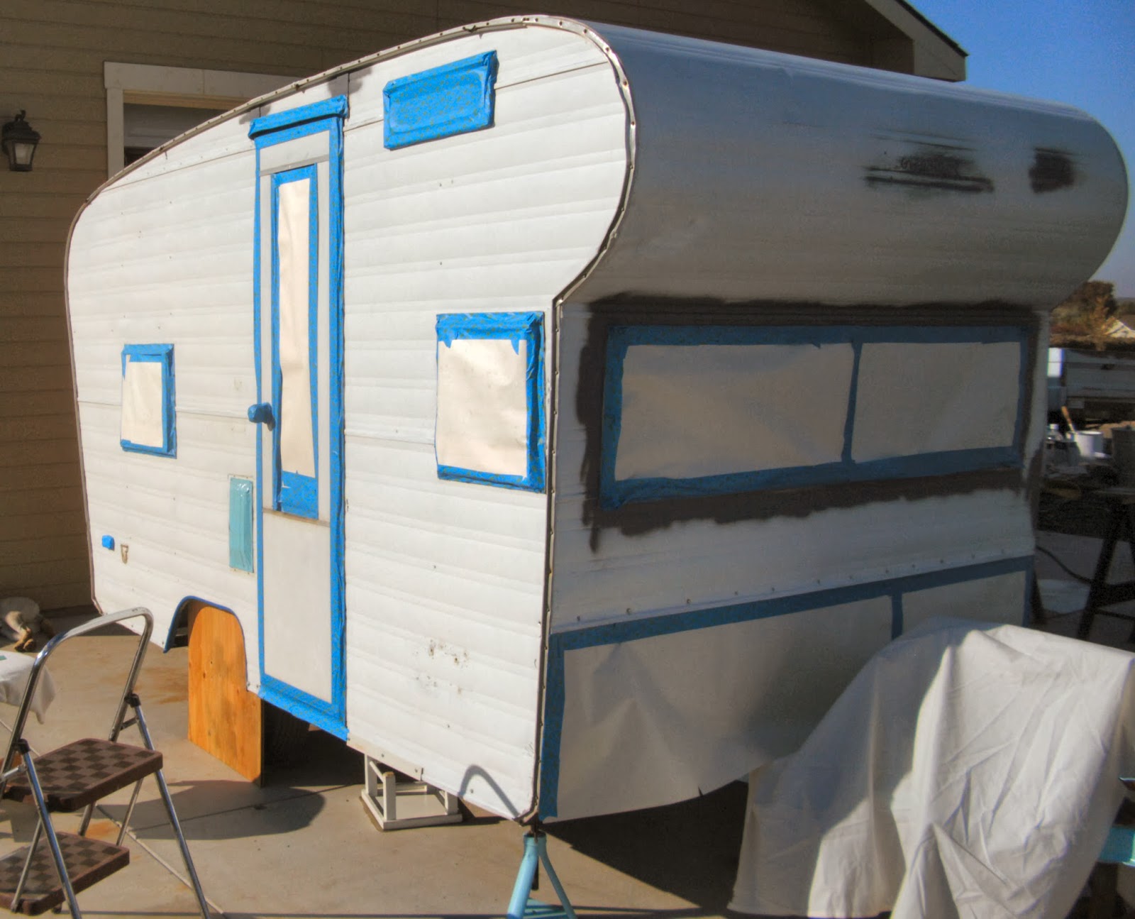 How to Paint a Vintage Trailer for Under 60 Little