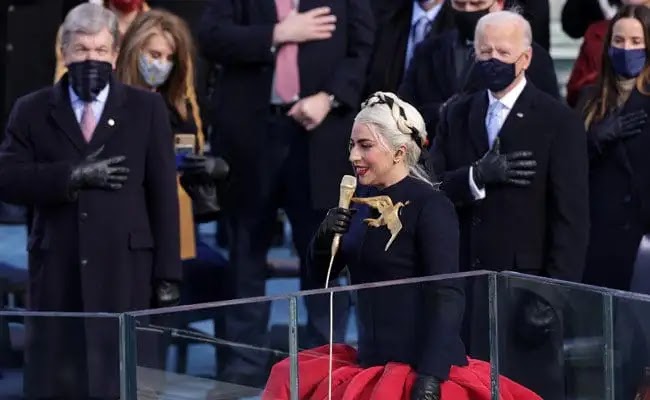 Lady Gaga dress steals the show at Biden's inauguration