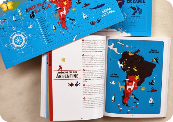 "Mon Atlas puzzle du monde" par les éditions De La Martinière Jeunesse