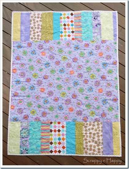 Kates quilt back
