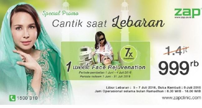 Harga Perawatan Wajah Di Zap Klinik Face Rejuvenation Flek Hitam Nanah