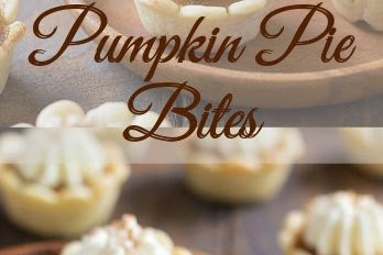 Pumpkin Pie Bites