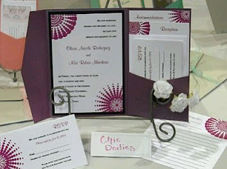 Purple Wedding Invitations Cards