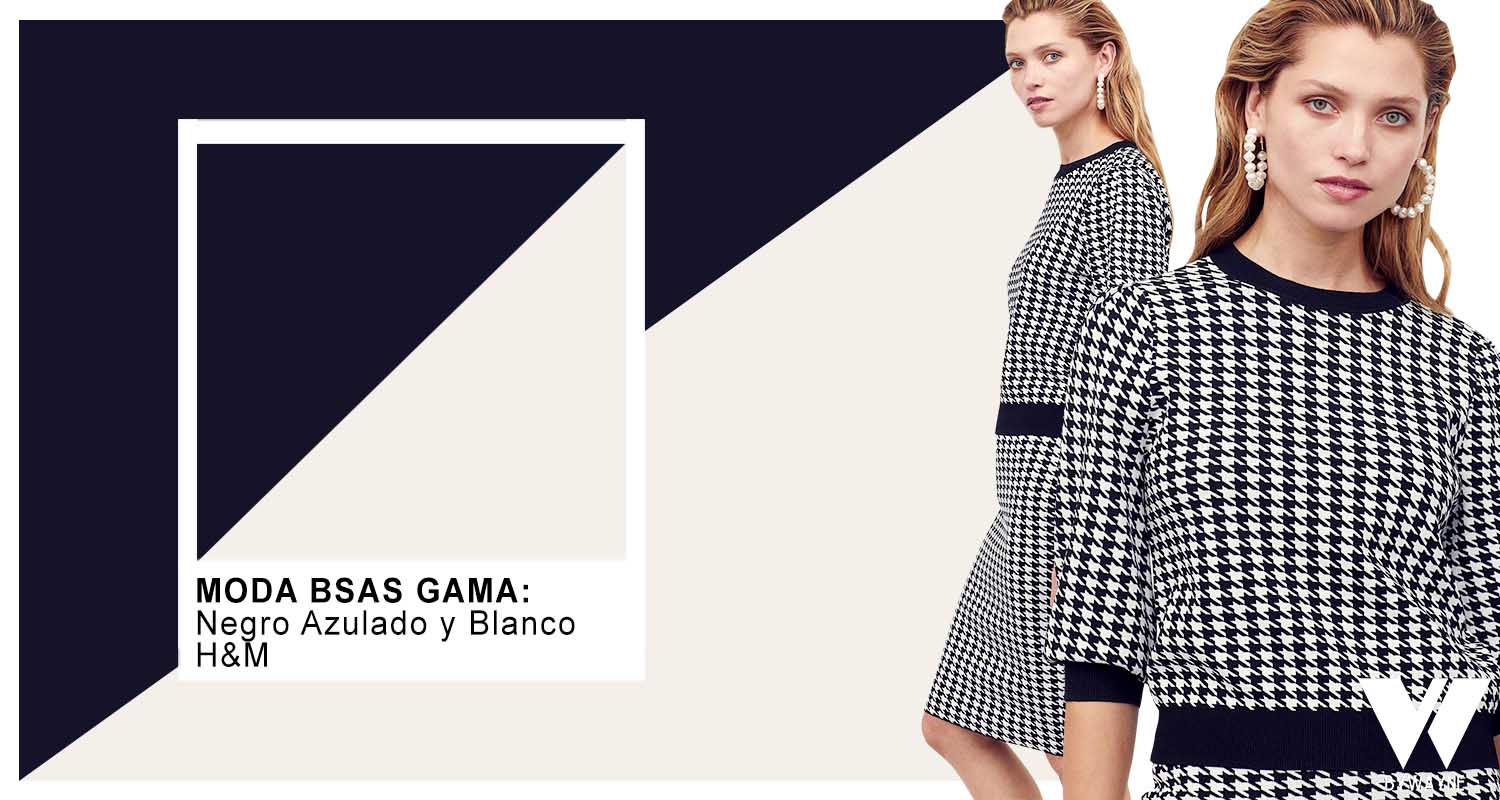 Blanco y negro clasico de moda colores tendencia 2021