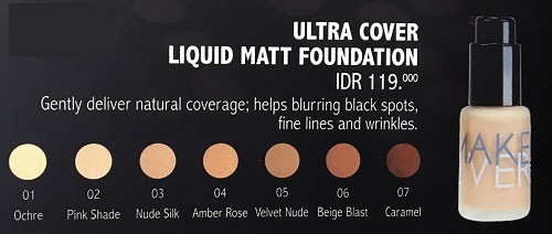  Sponsored Review Make  Over  Liquid Matt Foundation  Pink 