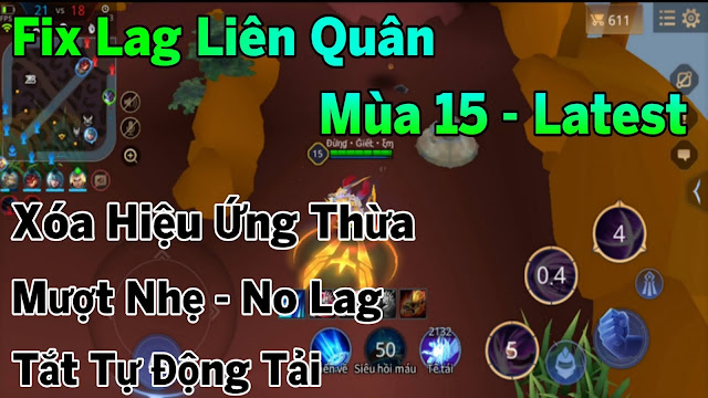 Fix Lag Liên Quân Mùa 15 Mới Nhất Xoá Hiệu Ứng Dư Thừa, Tắt Tự Động Tải Siêu Mượt Cho Máy Yếu Combat No Lag | HQT CHANNEL