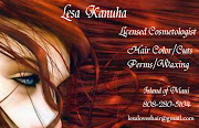 . can cut, style, and color your hair. Lesa tailors each hair style to . (lesa banner post)