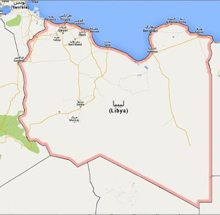 خريطة ليبيا الان