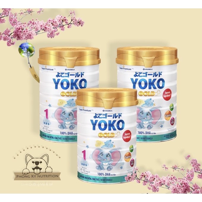 [ kyphong_kg09 ] COMBO 3 Lon Sữa Bột Yoko Gold 1 850g