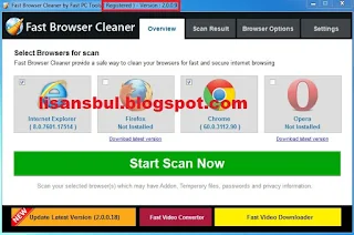 Fast Browser Cleaner full registration key lizenzschlüssel Key Serial Seriennummer Lisans Anahtari Ürün Anahtari Activation Code