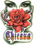 Flower design tattoo