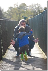 running to daddy