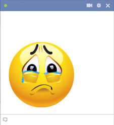 Teary-Eyed Emoticon