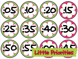 https://www.teacherspayteachers.com/Product/Classroom-Clock-Numbers-Count-by-5s-296431