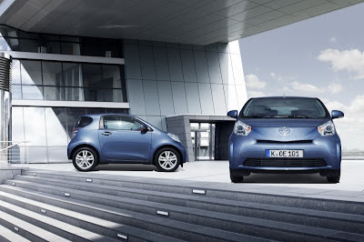 Toyota iQ slightly updated model and Aygo