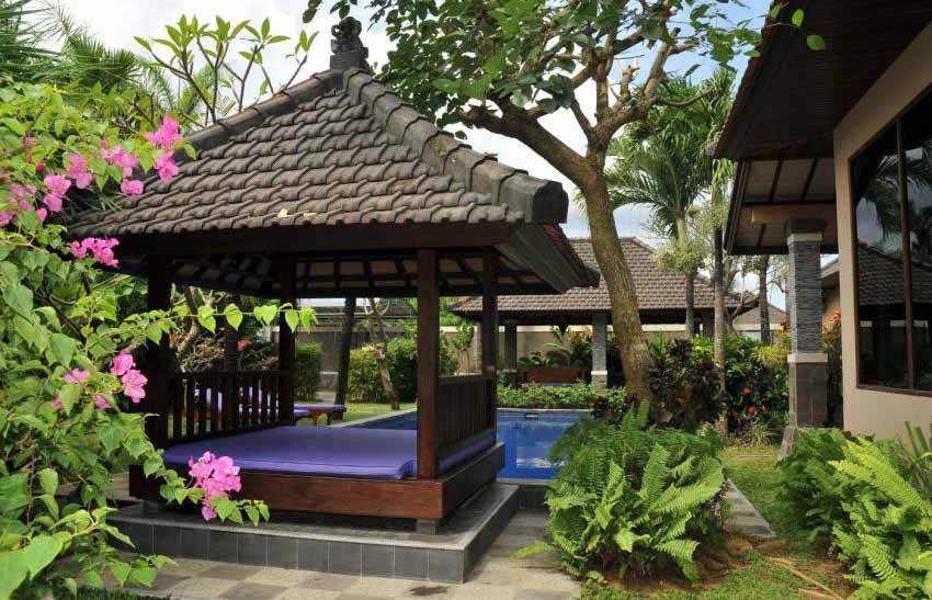 60 Desain  Gazebo  Minimalis  Bambu dan Kayu Home Design 